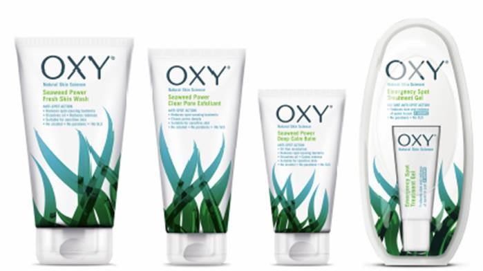 OXY skin care range